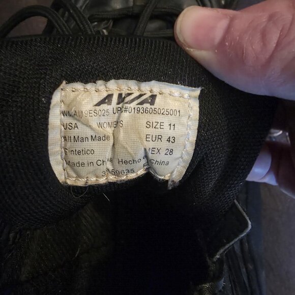 Avia Womens ALC-Diva Cross Training Shoes Black WMAI19ES025 Low Top Lace Up 11 - Picture 7 of 7